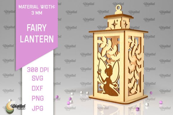 Download Fairy Lantern LaserCut. Fairy Design SVG - Premium Bundle