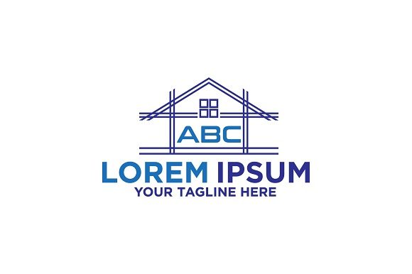 Download House Construction Letter Logo Template - Construction letter Collection