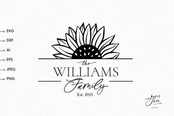 Download Sunflower Monogram Svg - Flower monogram Collection