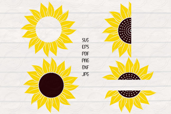 Download Sunflower Monogram - Flower monogram Collection
