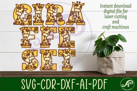 Download Giraffe Name Letters Alphabet Set X 45 - Name letters Collection