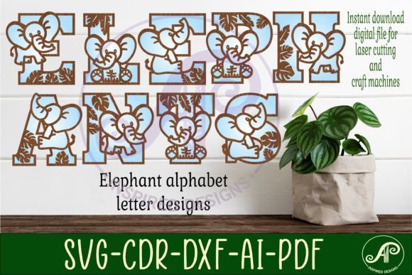 Download Elephant Name Letters Alphabet Set X 45 - Name letters Collection