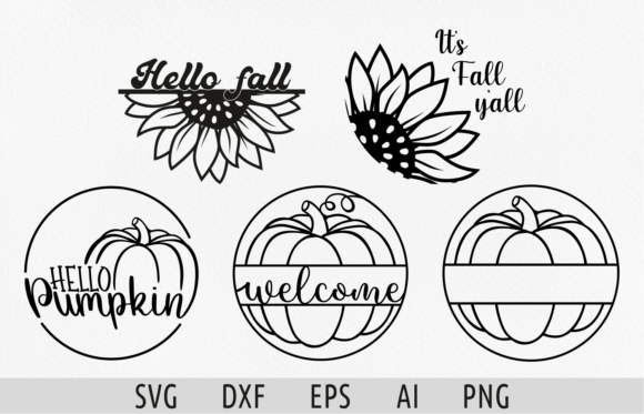 Download Hello Fall Svg Fall Door Sign Svg Png - Hello Collection