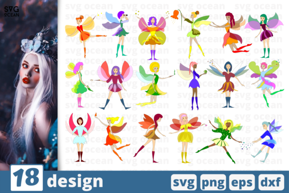 Download 18 Fairy Design Bundle - Premium Resources