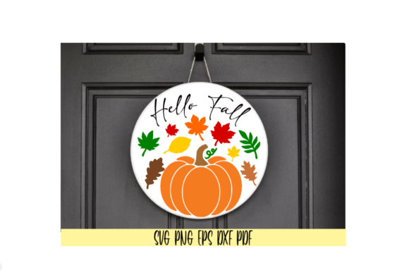 Download Hello Fall Door Hanger Design - Hello Collection