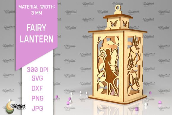 Download Fairy Lantern LaserCut. Fairy Design SVG - Premium Bundle