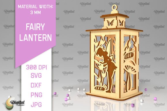 Download Fairy Lantern LaserCut. Fairy Design SVG - Premium Bundle
